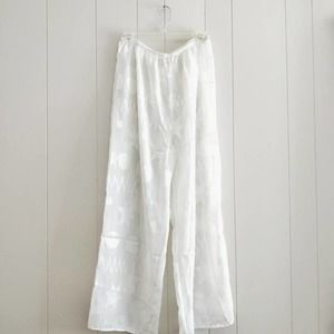 VTG VICTORIA'S SECRET Sheer White Shapes Pant M